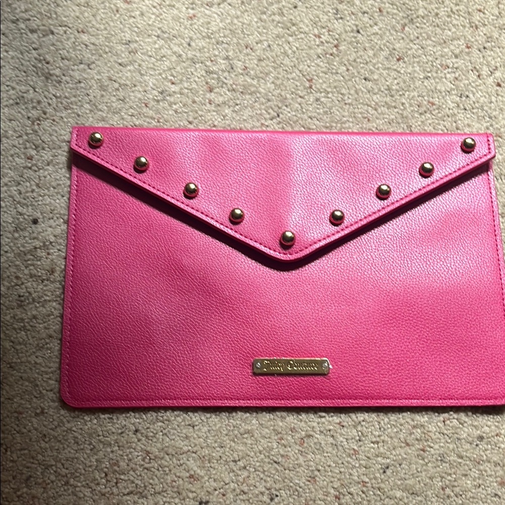 Juicy Couture studded clutch,QWP